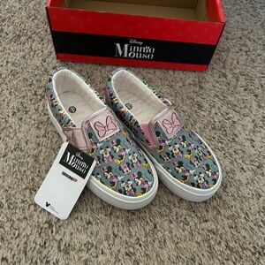 Minnie Mouse Shoes, Slip-On. Brand new w/tags.